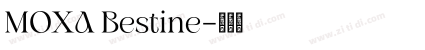 MOXA Bestine字体转换